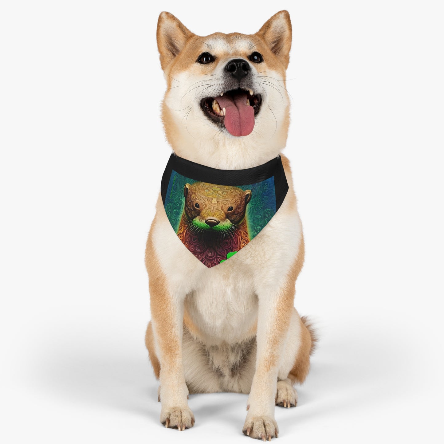 Lucky-Otter Pet Bandana Collar