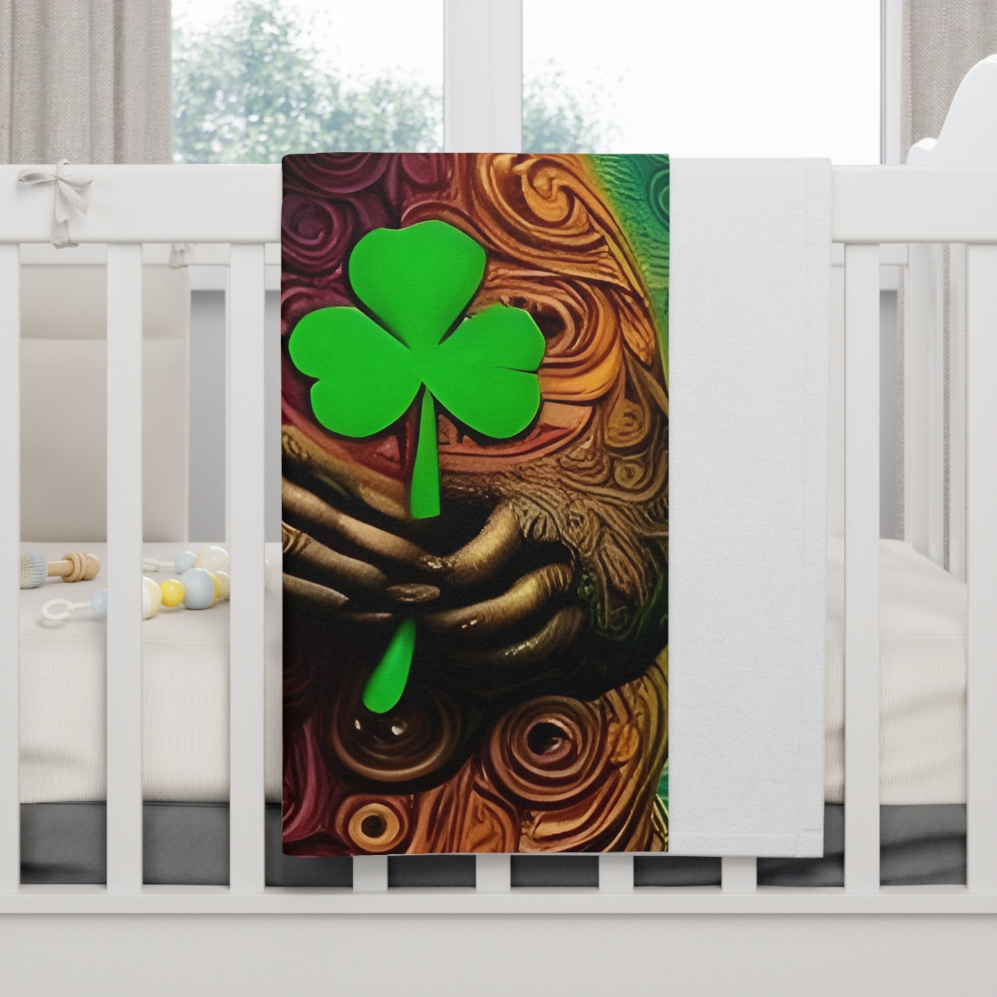 Lucky-Otter Soft Fleece Baby Blanket