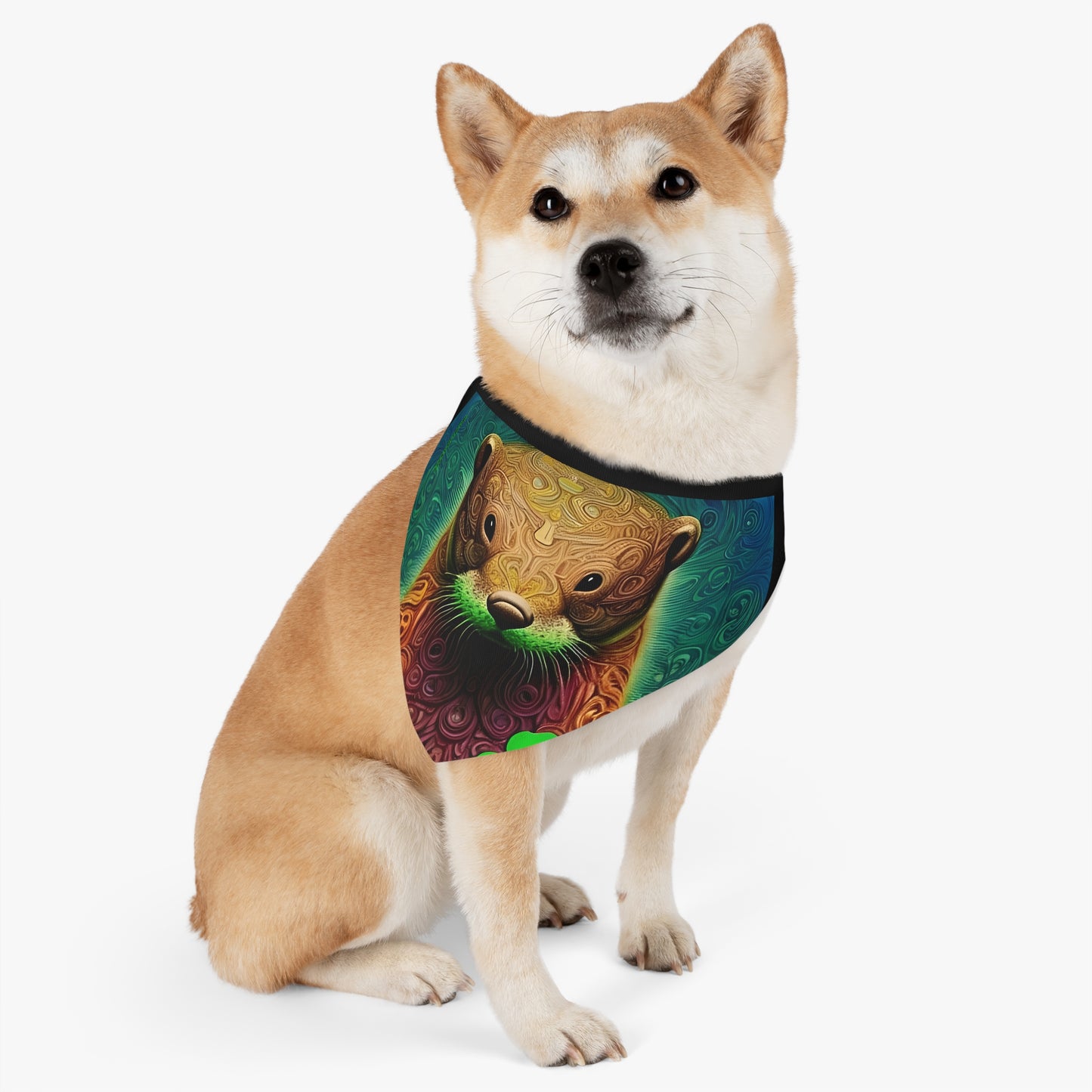 Lucky-Otter Pet Bandana Collar