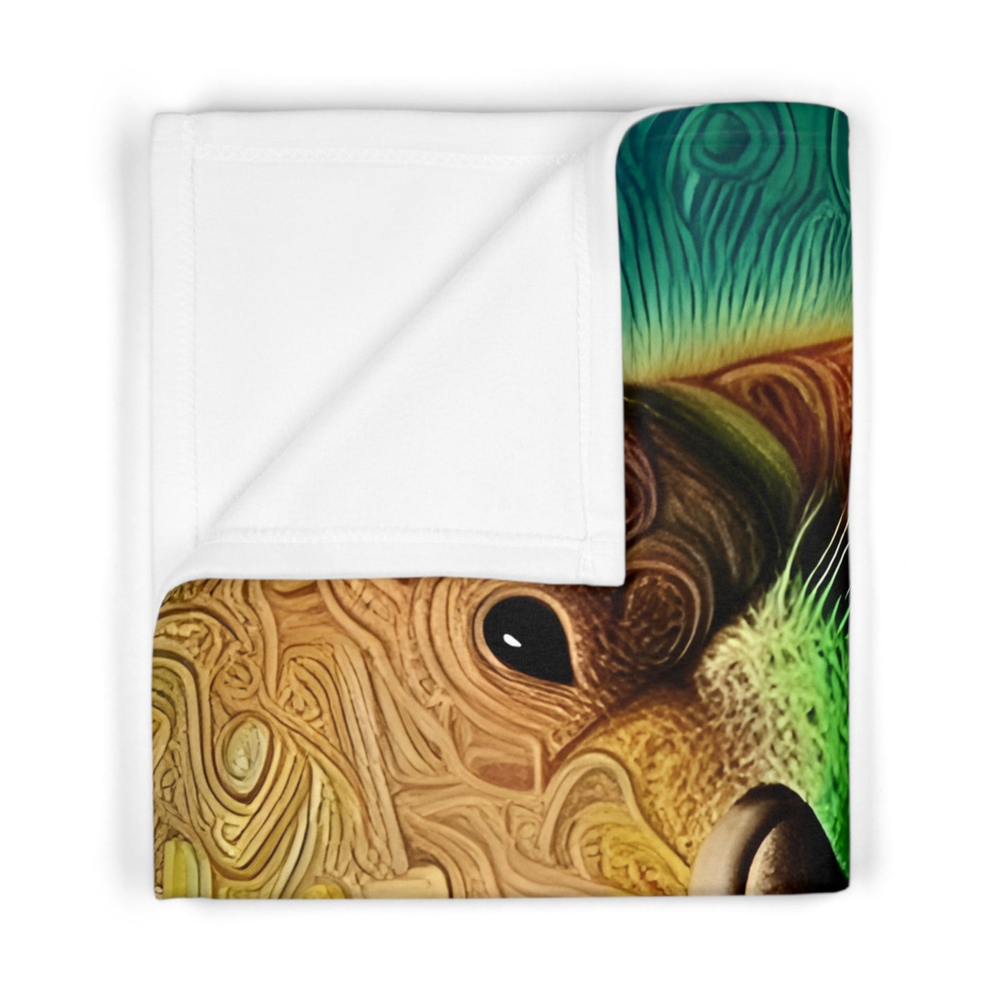 Lucky-Otter Soft Fleece Baby Blanket