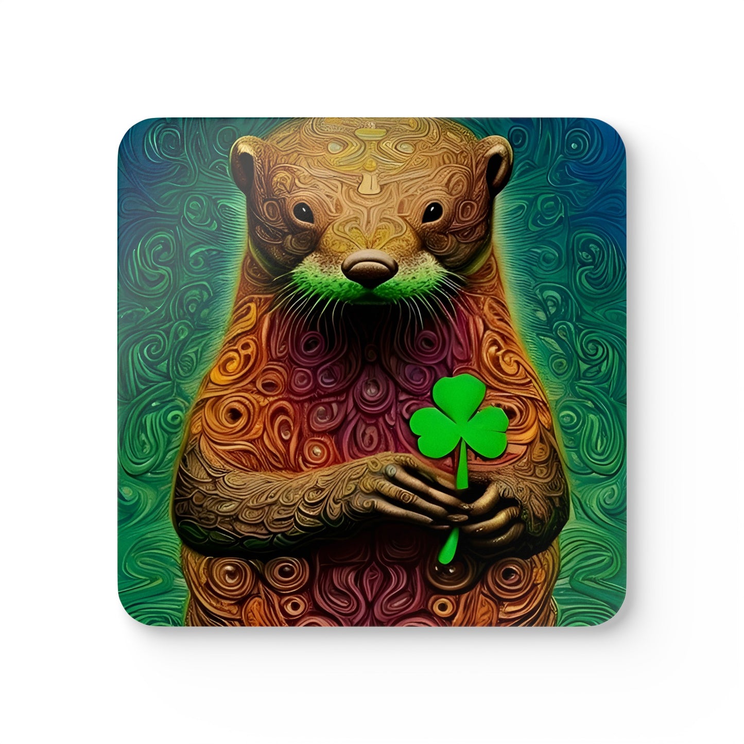 Lucky-Otter Corkwood Coaster Set