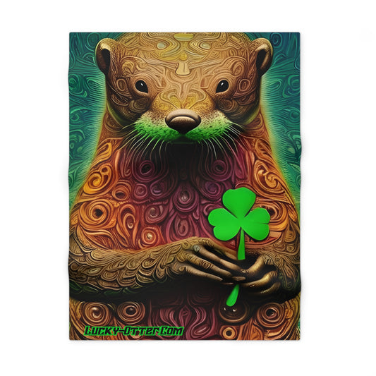 Lucky-Otter Soft Fleece Baby Blanket