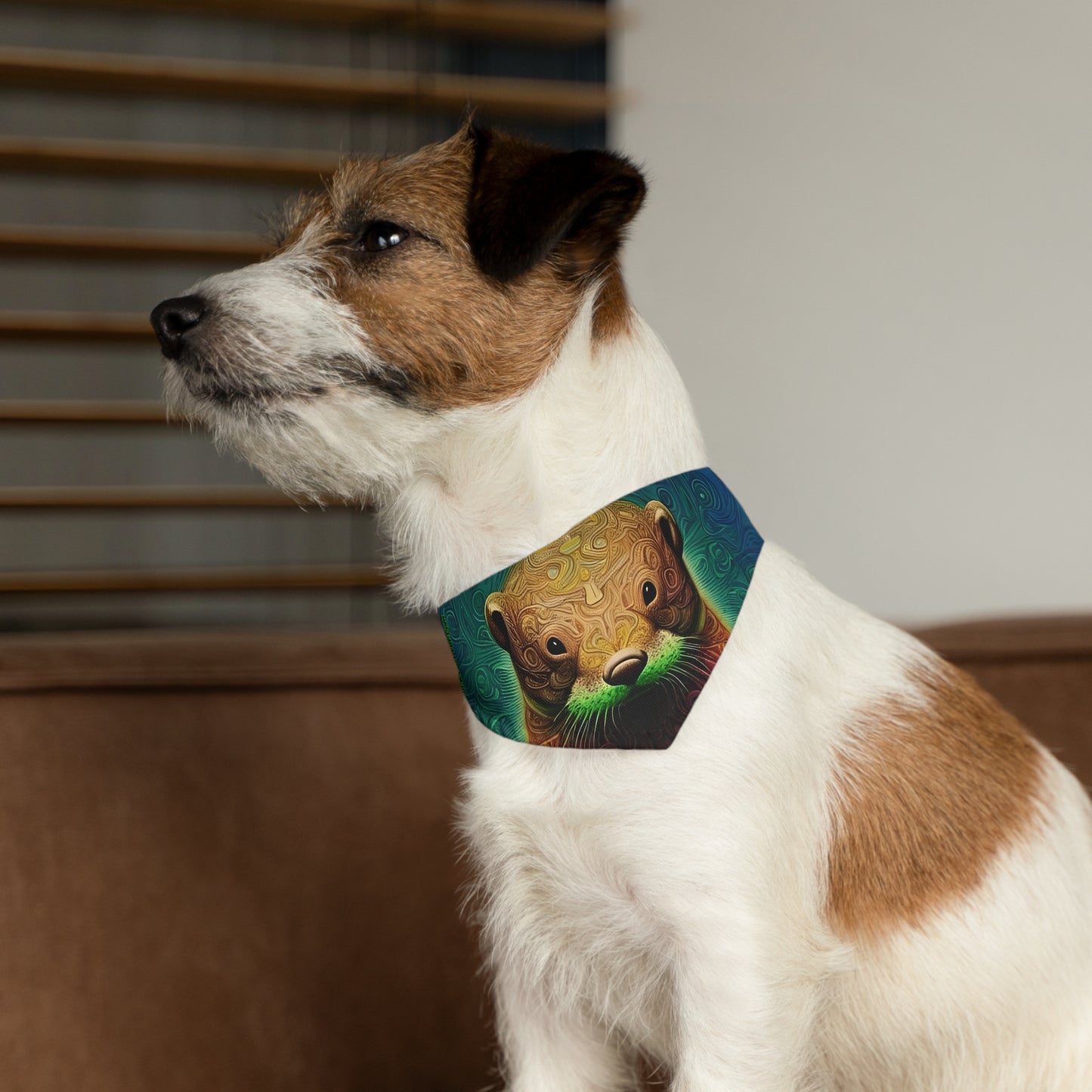 Lucky-Otter Pet Bandana Collar